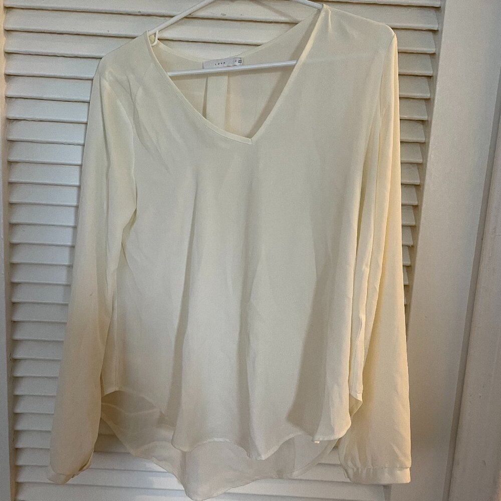 Lush Cream Blouse